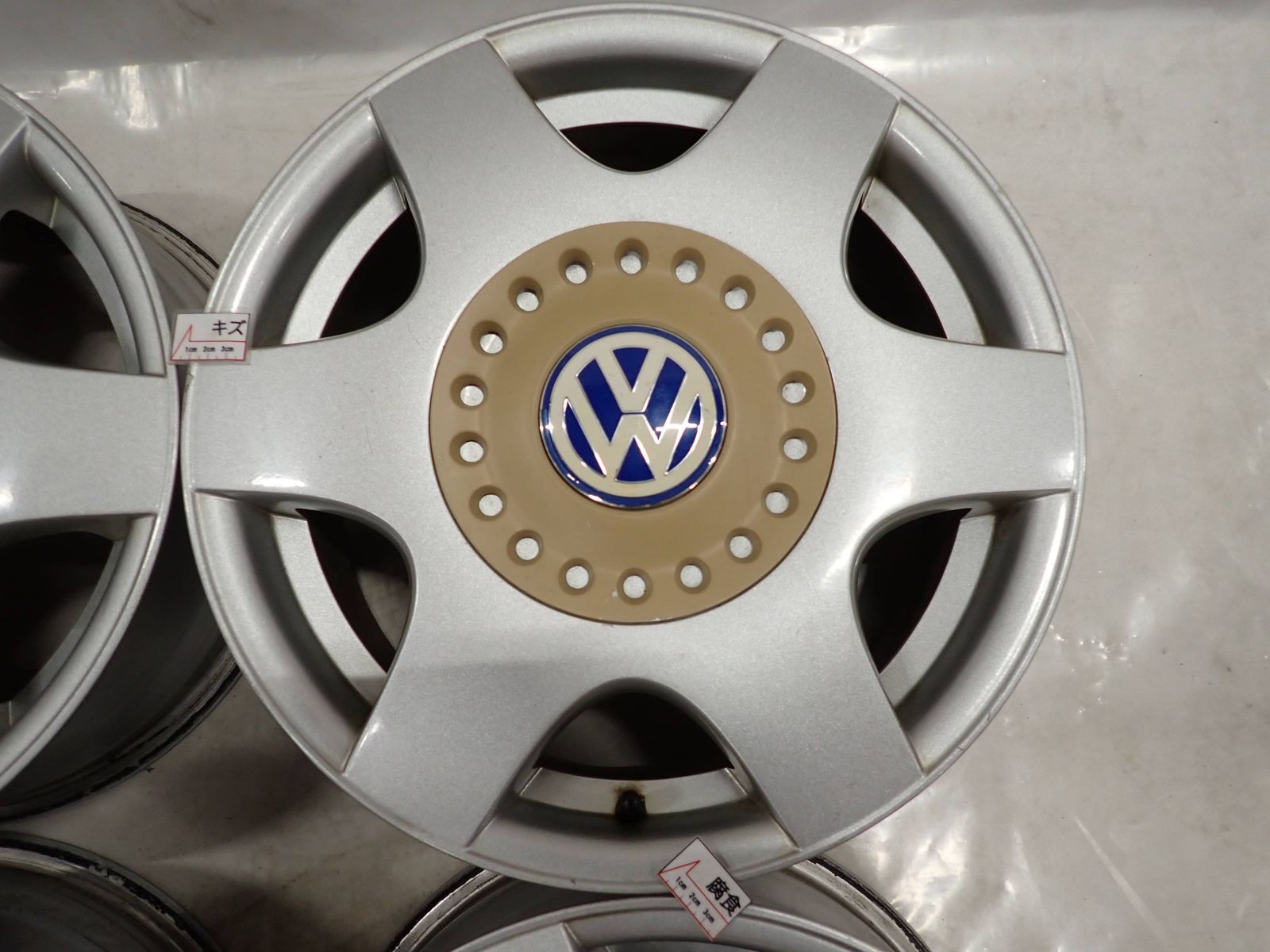 4本SET 会社宛送料無料 16×6.5J フォルクスワーゲン ニュービートル