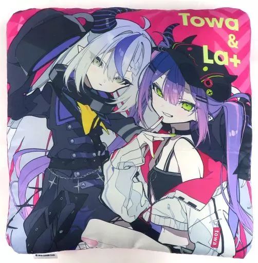カプとれ×ホロライブ「常闇トワ」＆「ラプラス・ダークネス」クッション （全2種） カプとれ』にてホロライブ「常闇トワ」＆「ラプラス・ダークネス