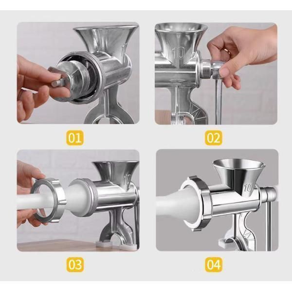 ミートチョッパー 手動ミンサー ミンチ 肉挽き ソーセージ