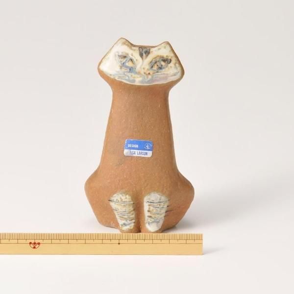 ヴィンテージオブジェ Lisa Larson Katt（お座りした猫） リサラーソン