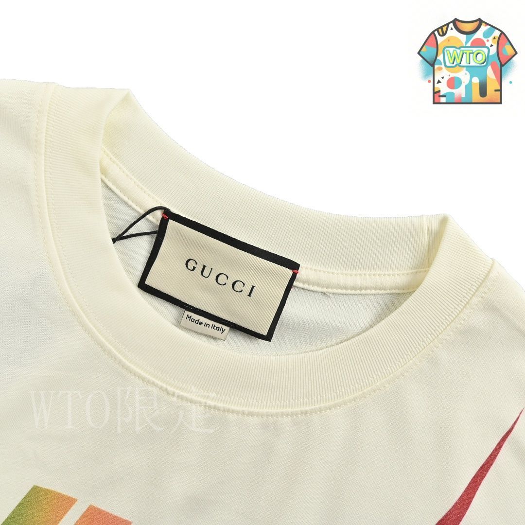 GUCCI グラデーションカラーTシャツ 今日特価】Gucci 23ss グラデーション ライトニング