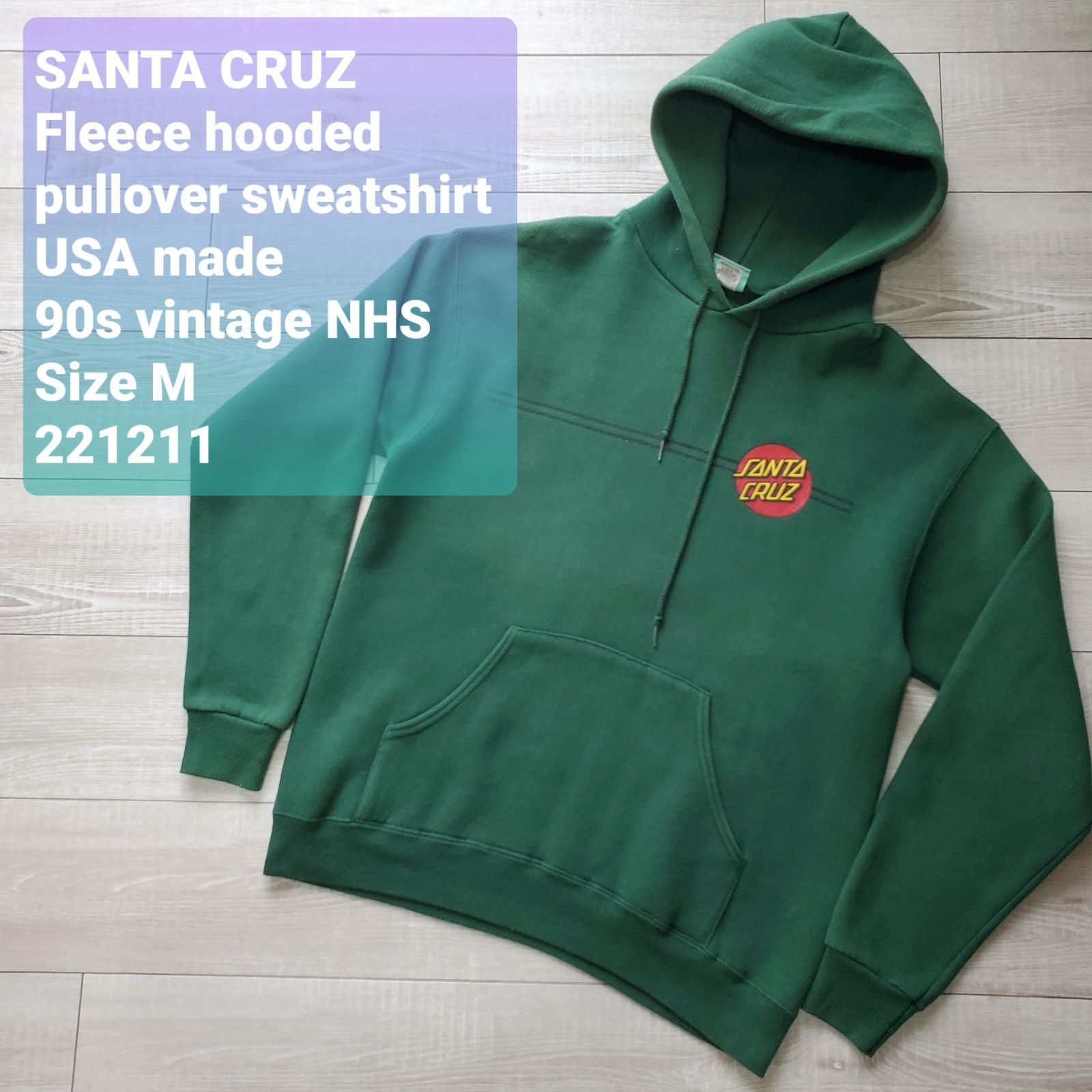 NHSmadeinUSASanta Cruz サンタクルーズト NHS USA製 スウェット サイズM