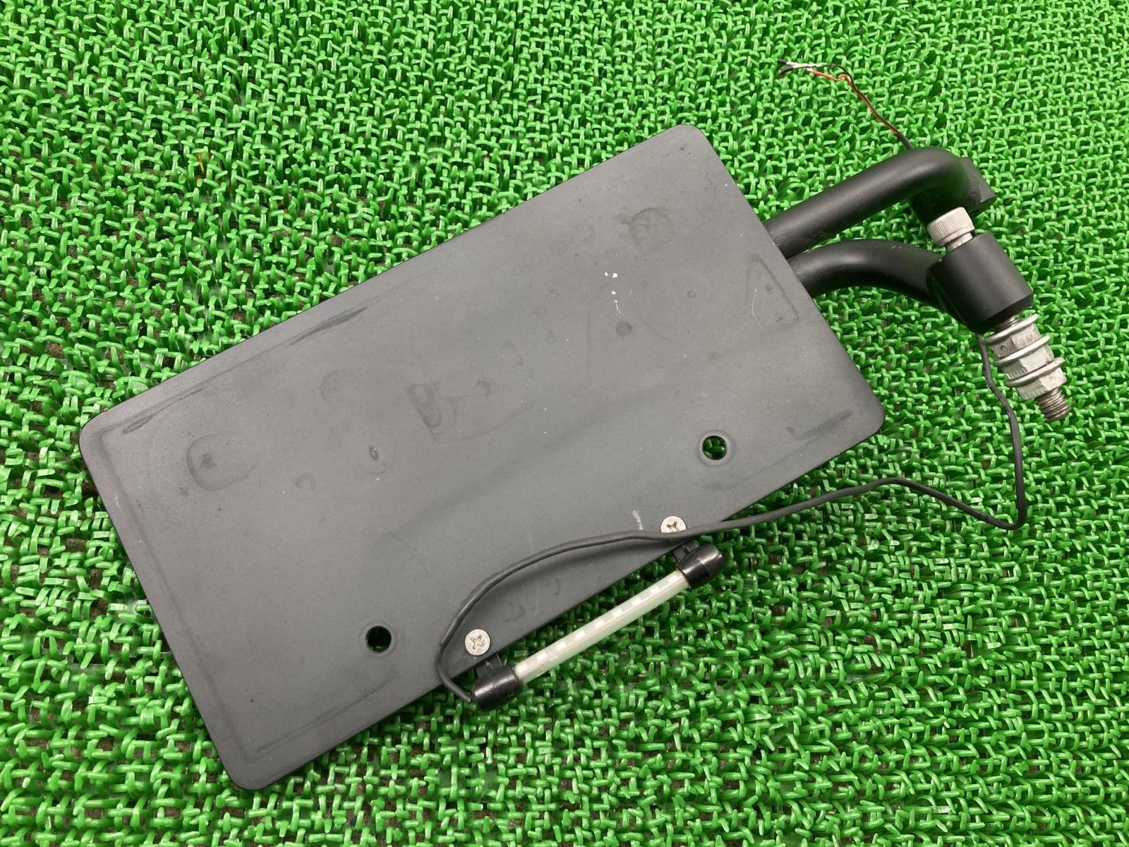 トランプサイクル製ハーレーXL883 XL1200 サイドナンバーステー 社外