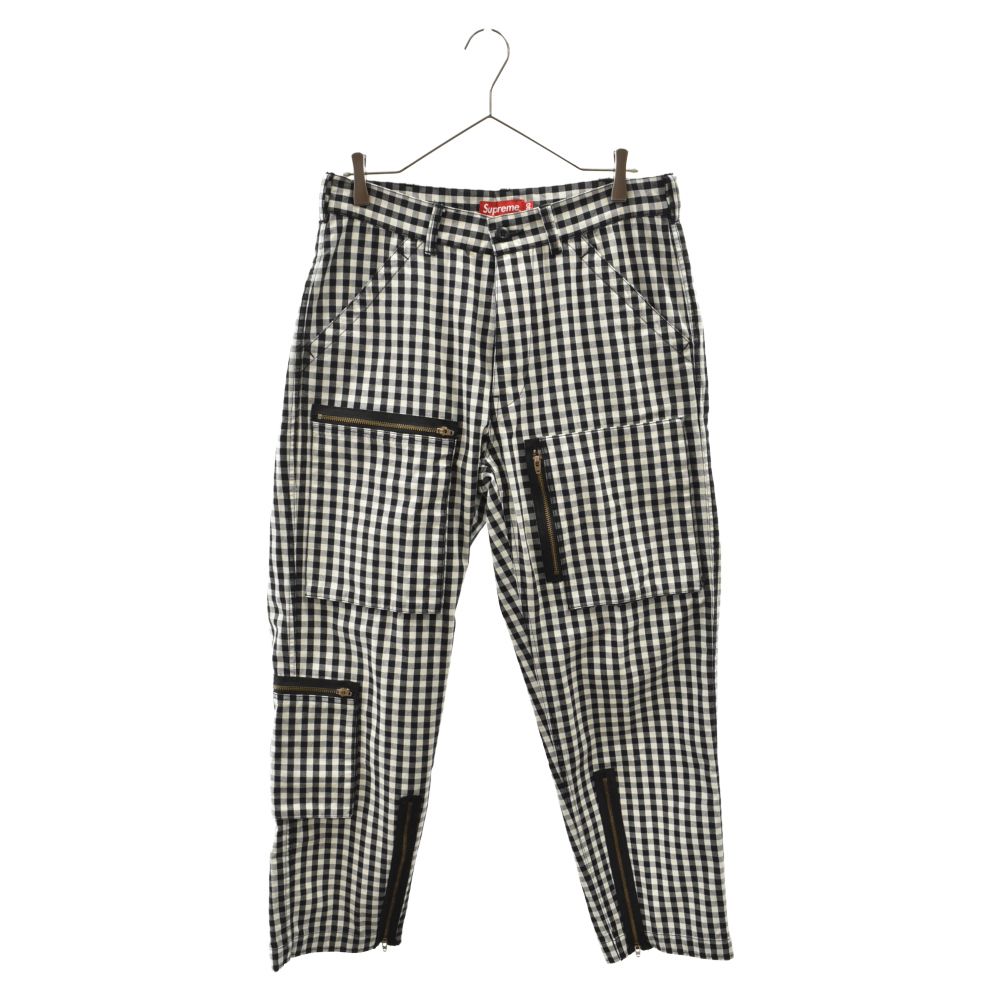 SUPREME (シュプリーム) 23SS Gingham Flight Pant ギンガムチェック