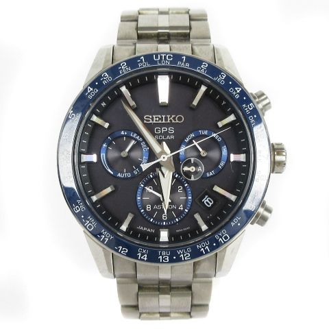 セイコー SEIKO アストロン 5Xシリーズ デュアルタイム 腕時計 GPS 電波ソーラー SBXC001 シルバー