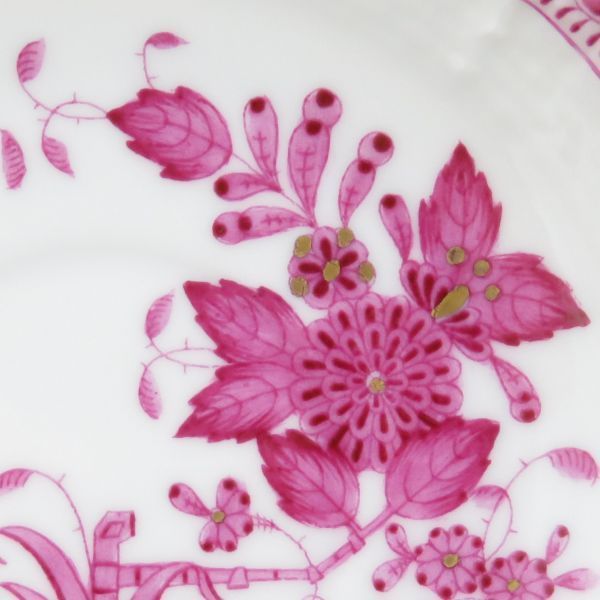 ヘレンド カップ&ソーサー□インドの華 ピンク C&S 2客セット HEREND