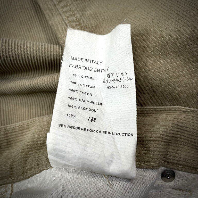 HELMUT LANG VINTAGE CORDUROY CLASSIC 5 POCKET ヴィンテージコーデュロイクラシック5ポケットパンツ Archive 90s 00s