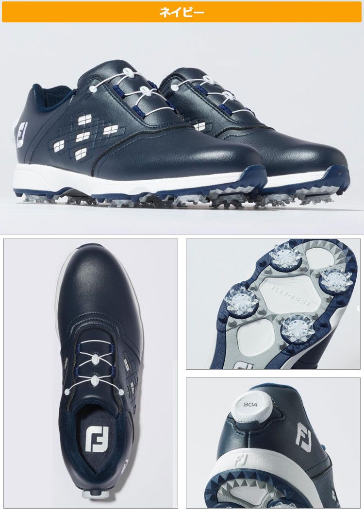 フットジョイ　レディースゴルフシューズ FootJoy 【美品】フットジョイ ゴルフシューズ レッドパープル