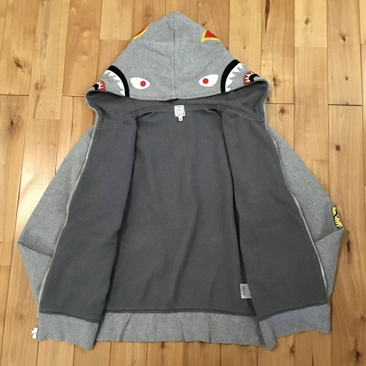 ☆復刻☆ 2nd シャーク パーカー Mサイズ グレー PONR shark full zip