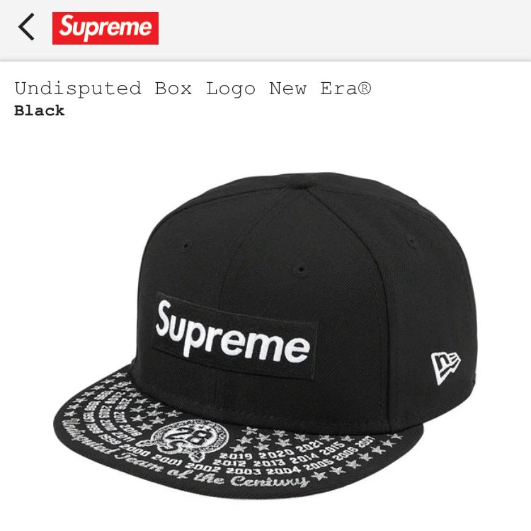 定番在庫あChampions Box Logo New Era 7-3/8 おまけ付 キャップ