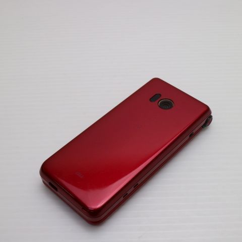 SHF34 AQUOS K レッド本体 白ロム ガラケー au SHARP 土日祝発送OK 03000