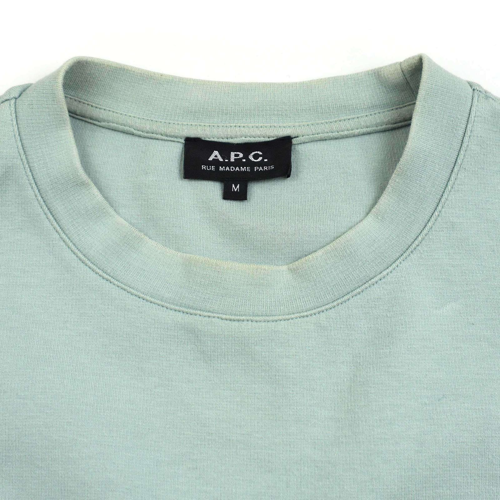 A.P.C アーペーセー ロゴ刺繍クルーネックスウェットトレーナー 24216 