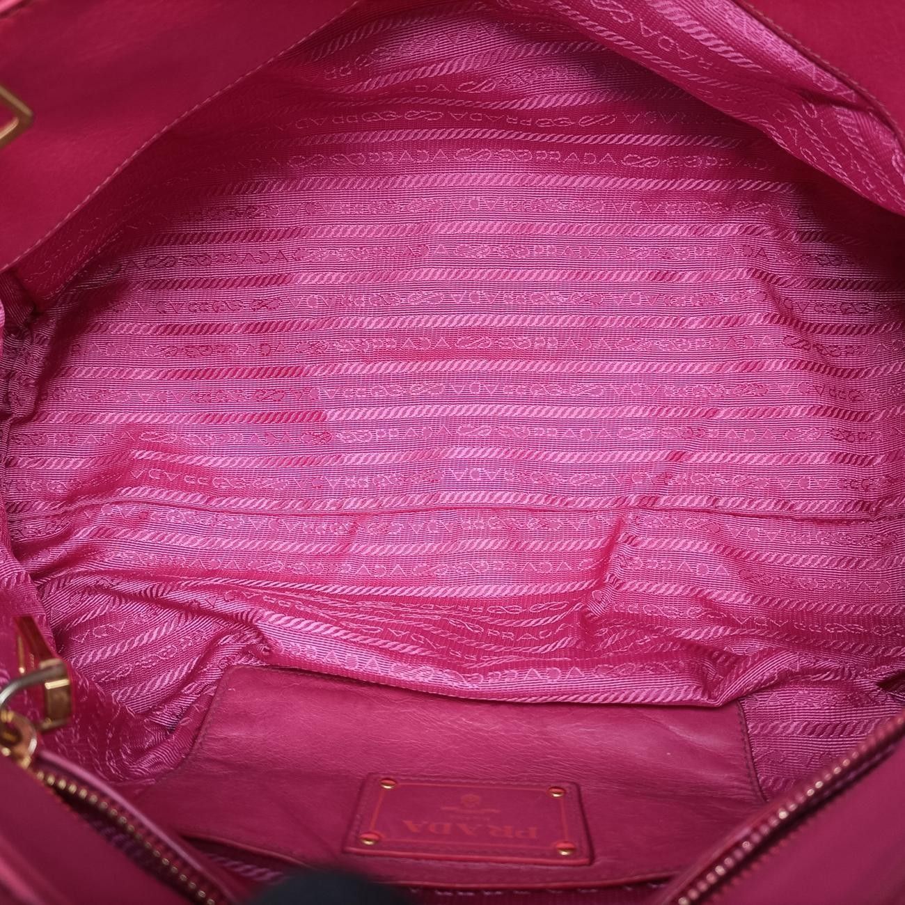 プラダPradaヴィッテロ シャイン ショッピング ピオニアピンク