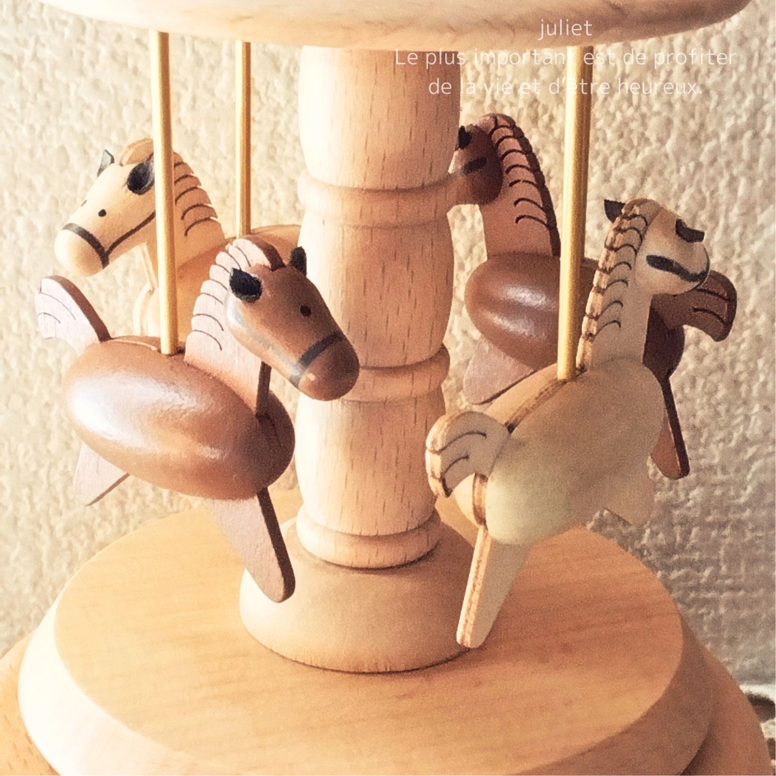むらいこうじ　オルゴール　回転木馬　カルーセル オルゴール 回転木馬 カルーセル むらいこうじ Plaisir d'amour