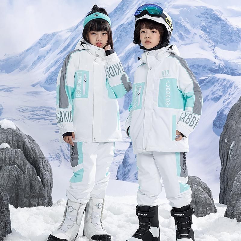 スキーウェア 子供 上下セット ジャケット パンツ 女の子 男の子 撥水 キッズ スキー 厚手 スノーボードウェア 110 120 130 140