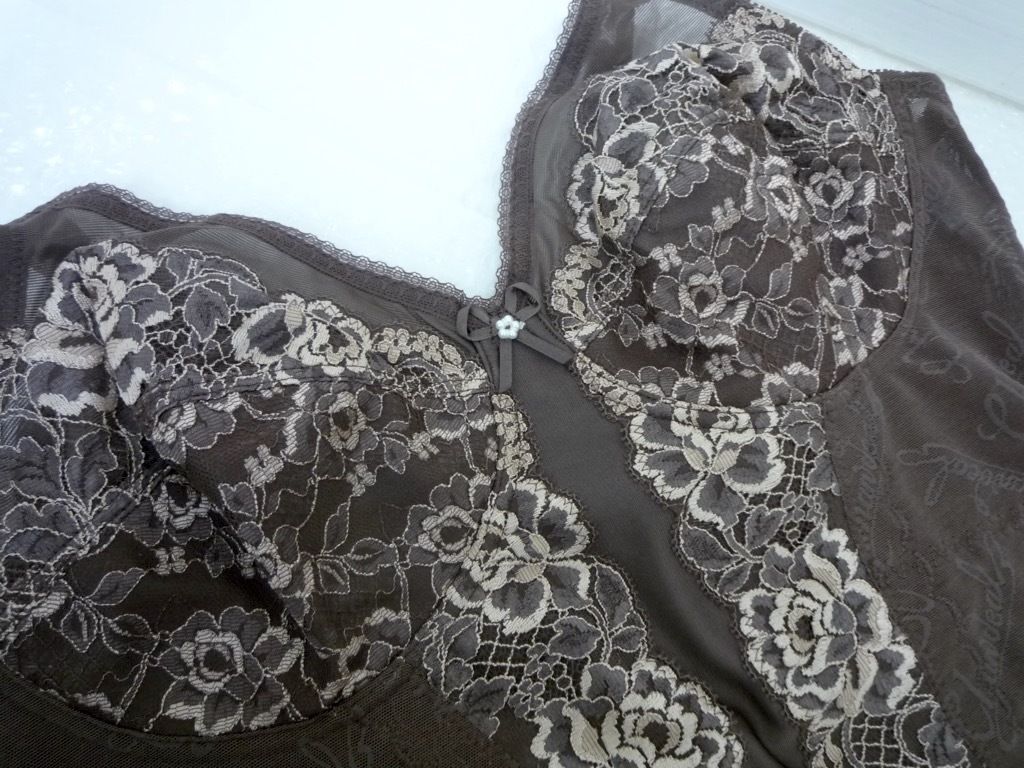 定価47300円 最 補正下着 シャンデール シャルム ロング ボディスーツ B90 モカブラウン 強補整力 パワーネット 快適着心地 _BR4