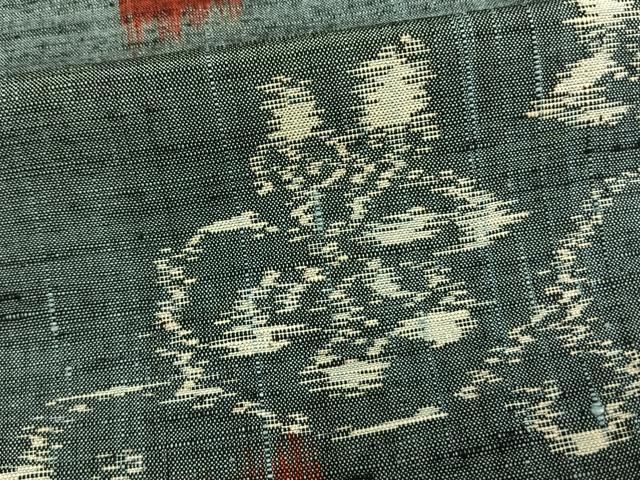 平和屋着物▽上質な紬　単衣　草花文　正絹　逸品　AAAW1494fy 平和屋着物▽上質な紬 単衣 草花文 正絹 逸品 AAAW1494fy - メルカリ