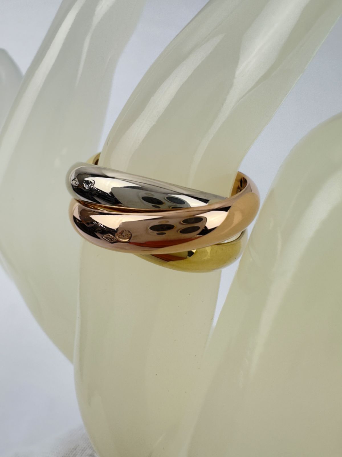 Cartier【カルティエ】新品仕上げ済み トリニティリング ロゴ