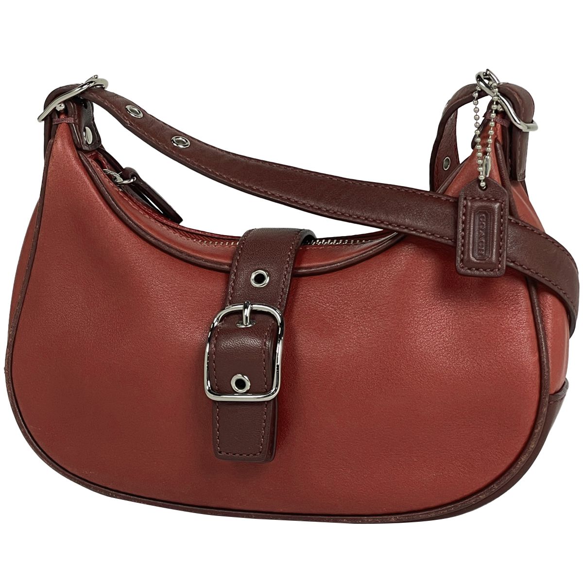 コーチ COACH ロゴ ショルダーバッグ レザー レッド 9559 レディース 