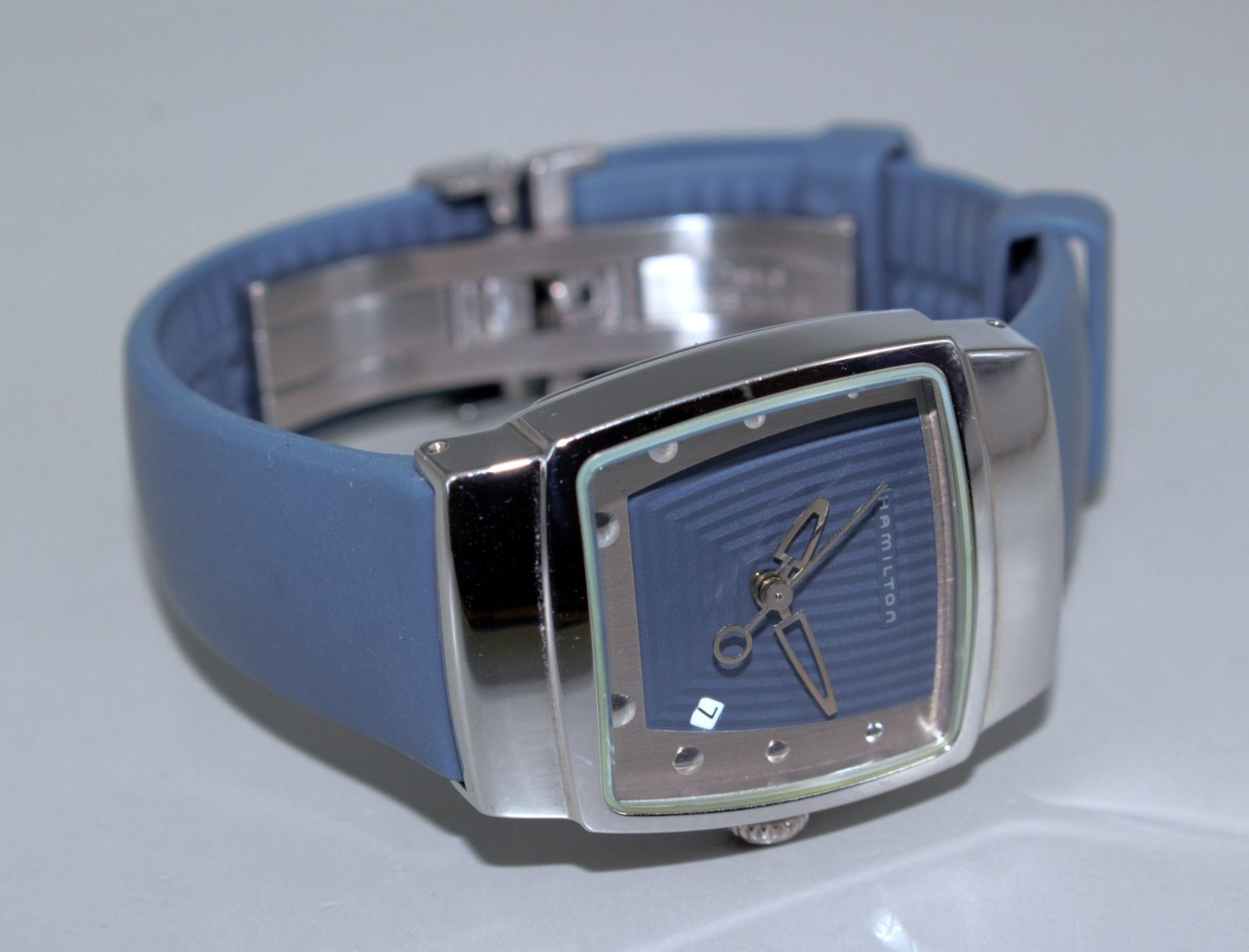 VRW-1365 時計 HAMILTON ハミルトン 6329 エベレスト BL文字盤 レディース クォーツ 腕時計 稼働品