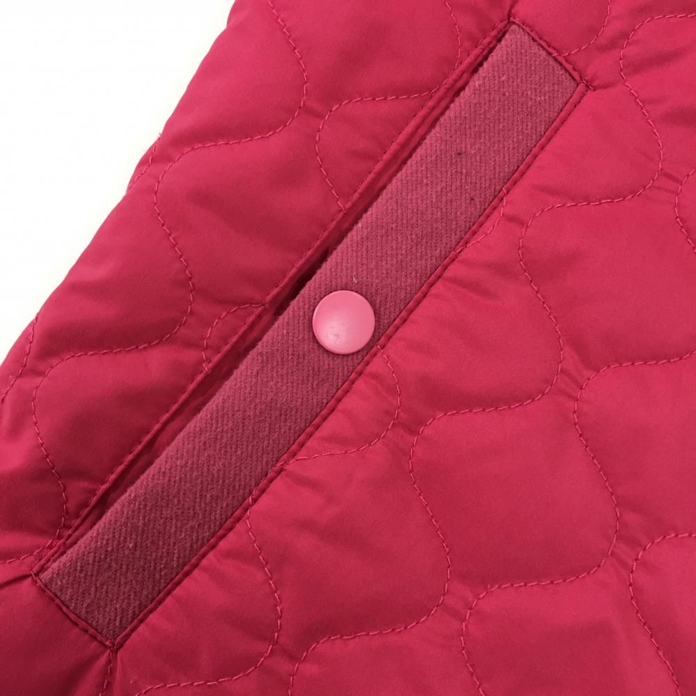 ダンスウィズドラゴン 中綿リバーシブルベスト ピンク キルティング レディース 2 M ゴルフウェア Dance With Dragon WHITEMONARCHHOTEL_COM