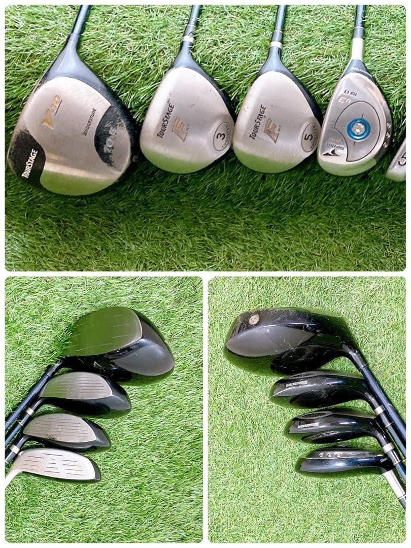 M17.ツアーステージ 初心者オススメ ゴルフクラブ メンズセット 右利き