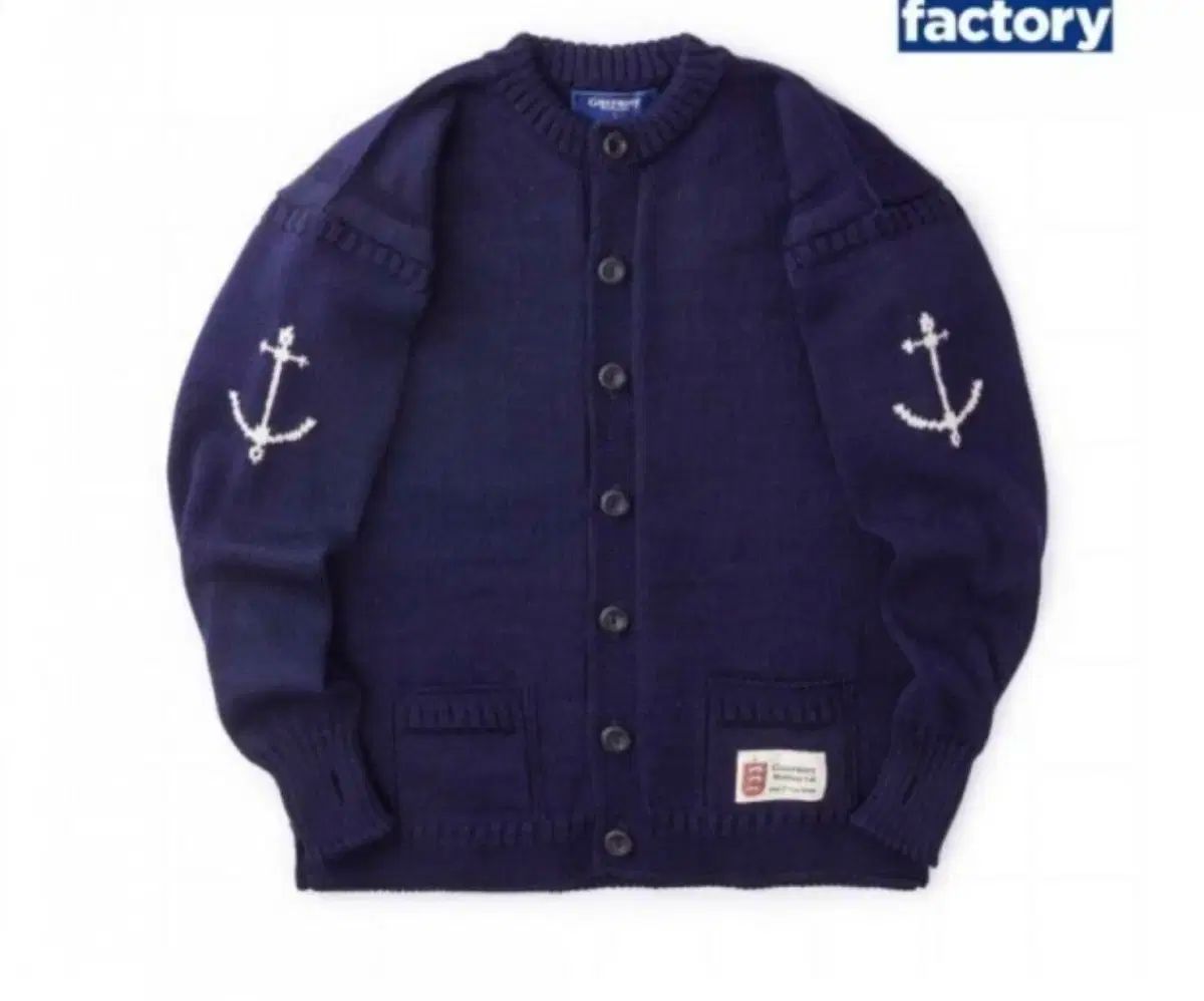 Guernsey Woollens(ガンジーウーレンズ) oam カーディガン ネイビー 40