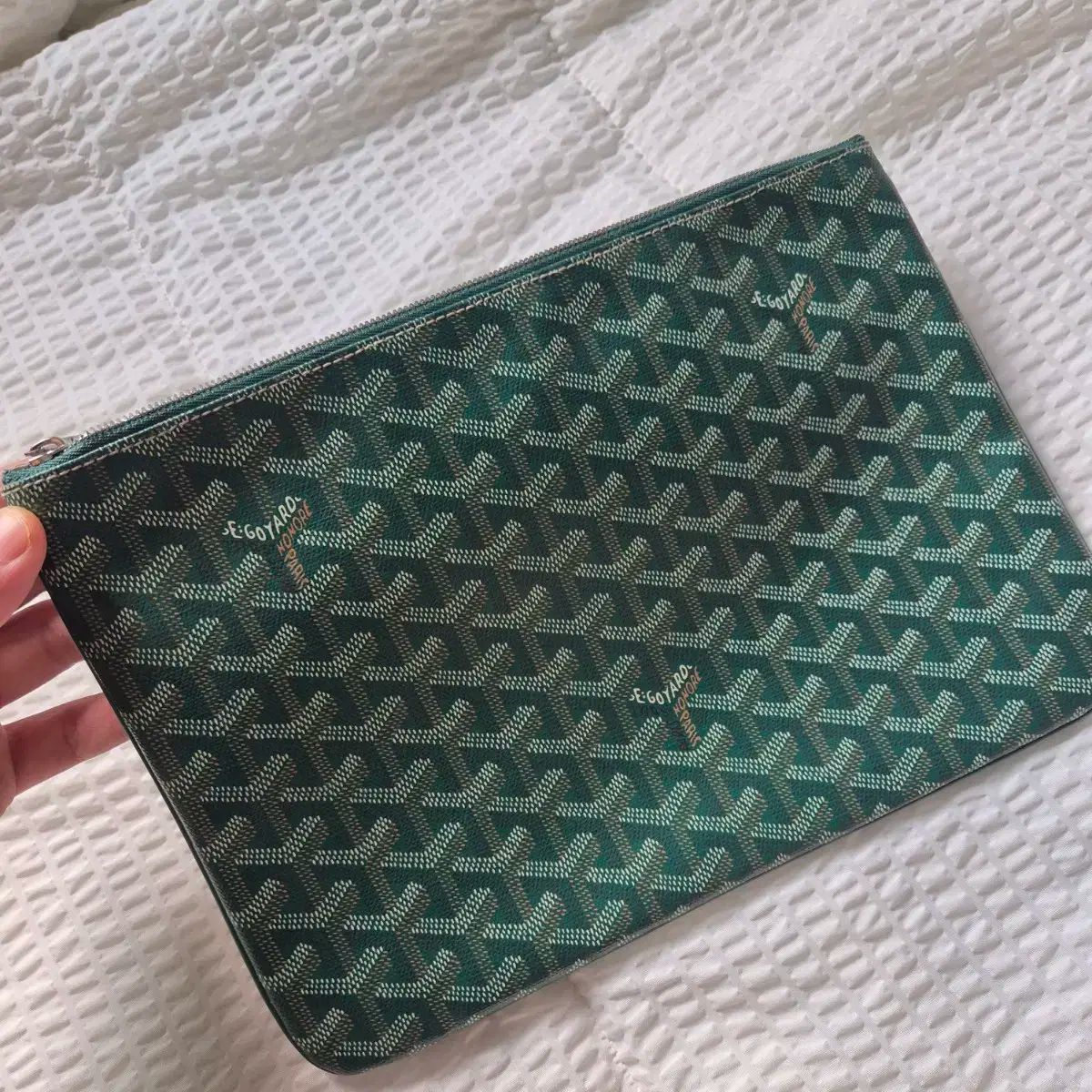 Goyard ゴヤール クラッチ MM 緑