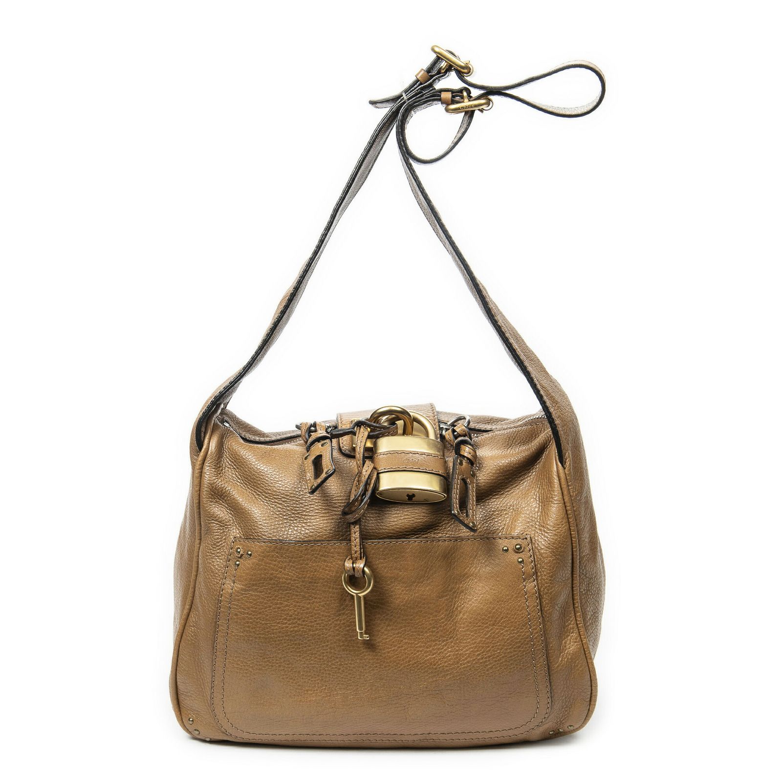中古] CHLOE クロエパディントン・ホーボータングレインカーフ
