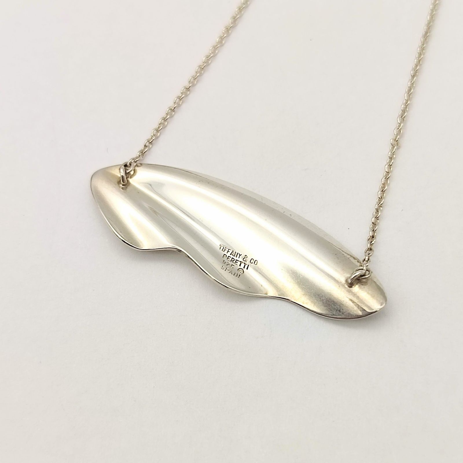 美品】TIFFANY ティファニー ハイタイド ペンダント フェザー