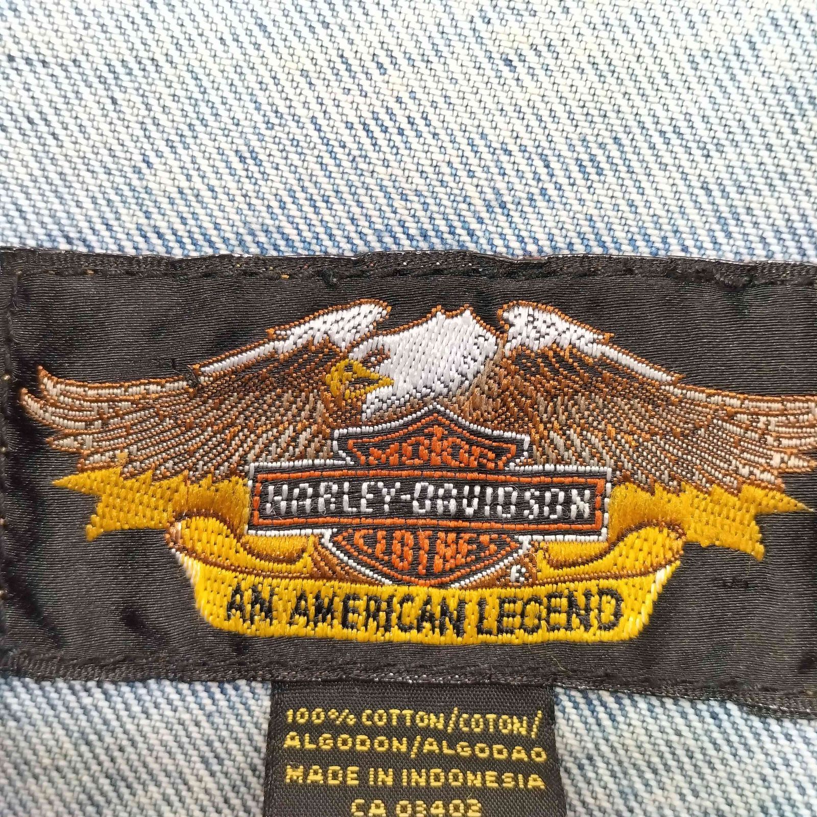 ハーレーダビッドソン HARLEY-DAVIDSON 90-2000s背面刺繍デニム