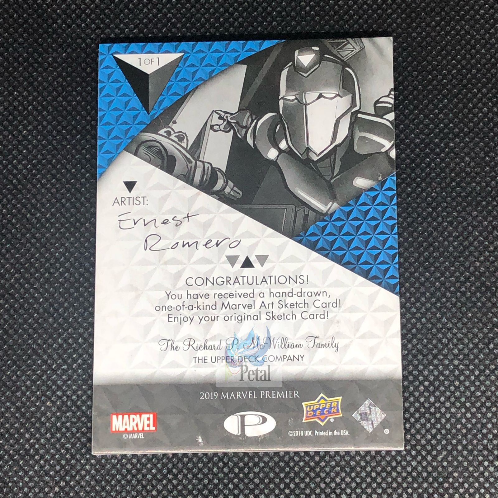 2019 MARVEL PREMIER BOX マーベル トレカ スケッチ