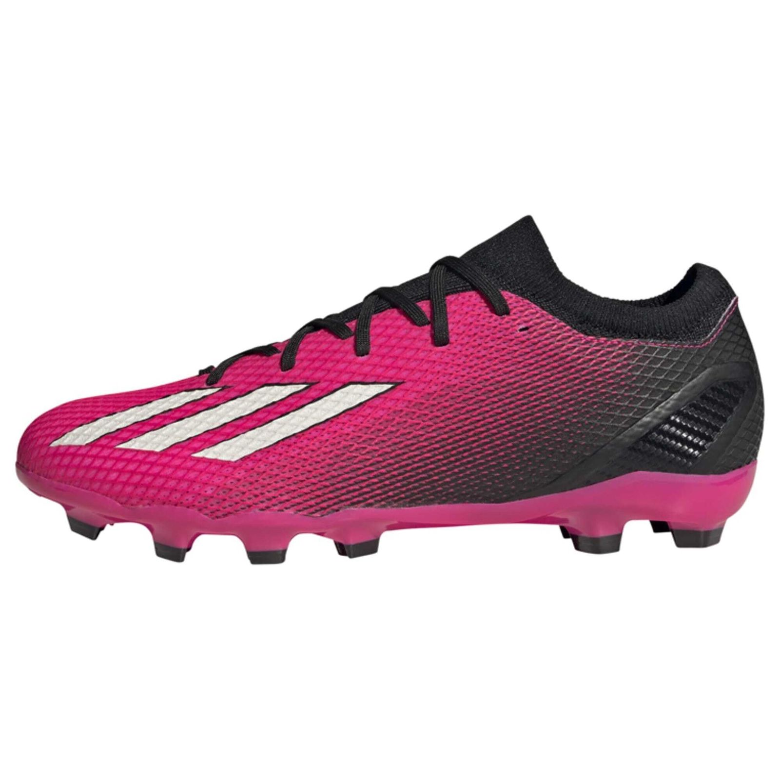 [アディダス] サッカースパイク エックス スピードポータル.3 HG/AG 土・人工芝用 X Speedportal.3 HG LVG63/LSE16 メンズ チーム [チームショックピンク/ゼロメタリック/コアブラック(GZ2477)] [25.5 cm]