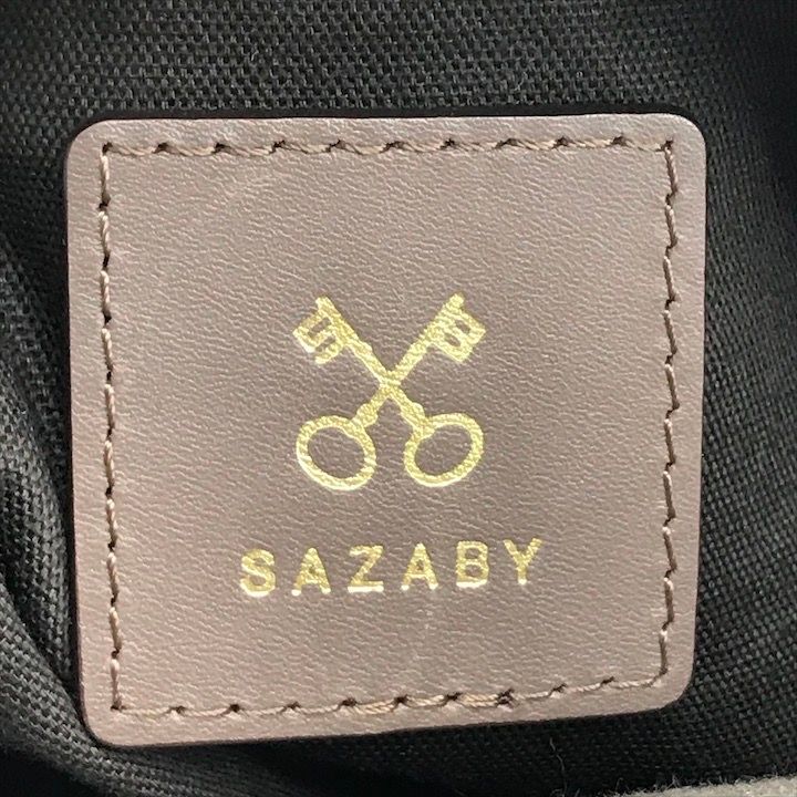 美品 SAZABY サザビー レザー 2WAY ハンド ショルダー バッグ モカ k5318 美品 SAZABY サザビー レザー 2WAY ハンド ショルダー バッグ モカ