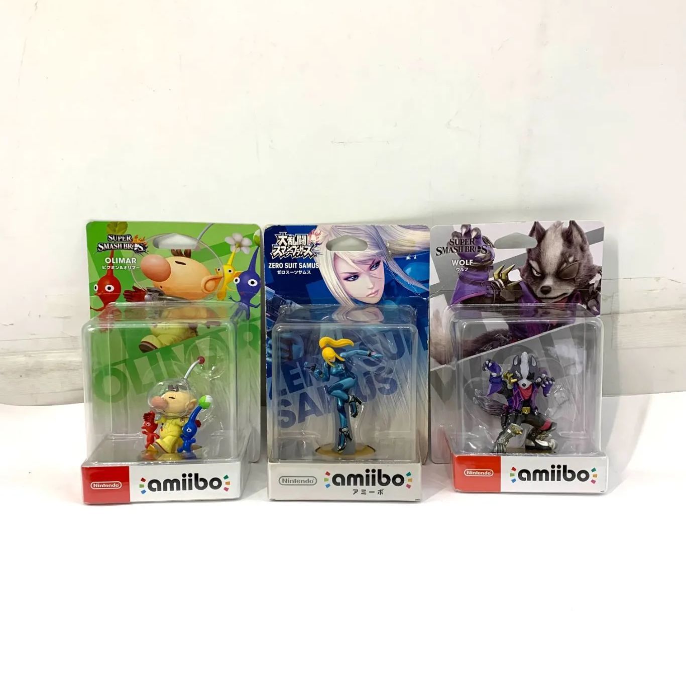 極美品】amiibo ピクミン&オリマー + amiibo ウルフ + amiibo ゼロスーツサムス(大乱闘スマッシュブラザーズシリーズ)の3点セット  A1201 0221ML001 0120240216100337 - メルカリ