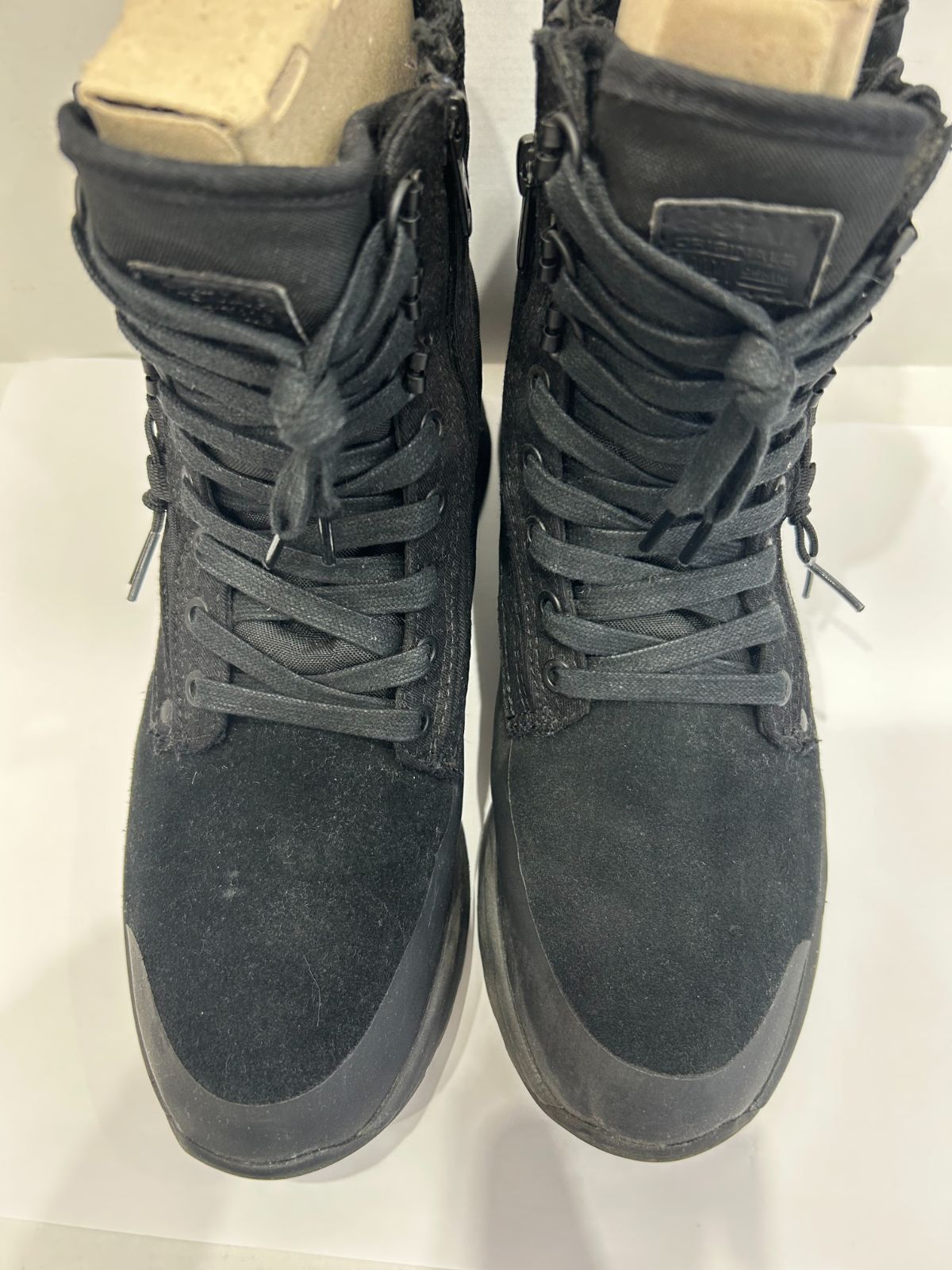 G-STAR RAW ブラック ハイカットブーツ 中古 G-STAR RAW ハイカット ブーツ US9 26cm ワークブーツ