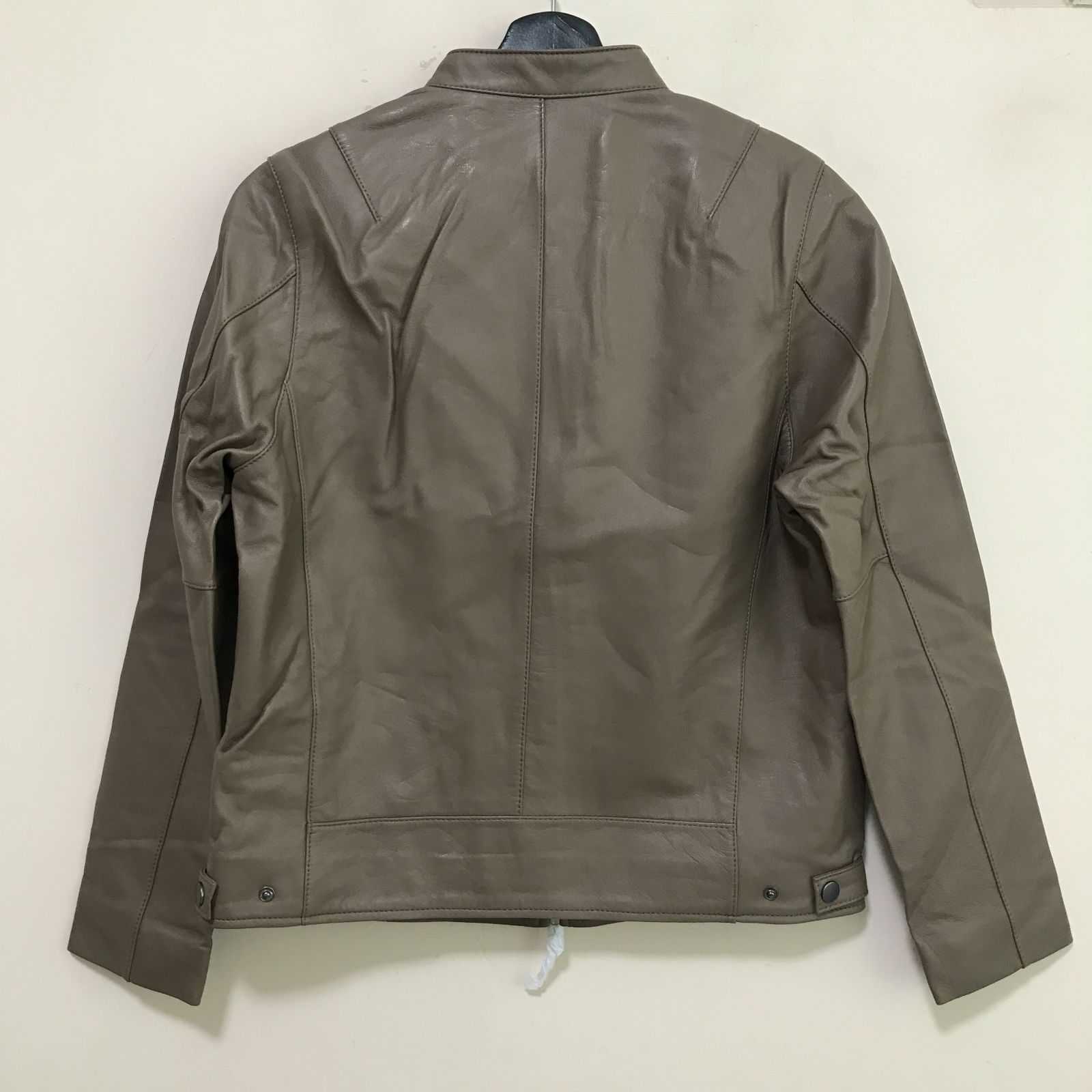 新品！元町ゼラール ソフトラムレザー ダウンベスト トープ