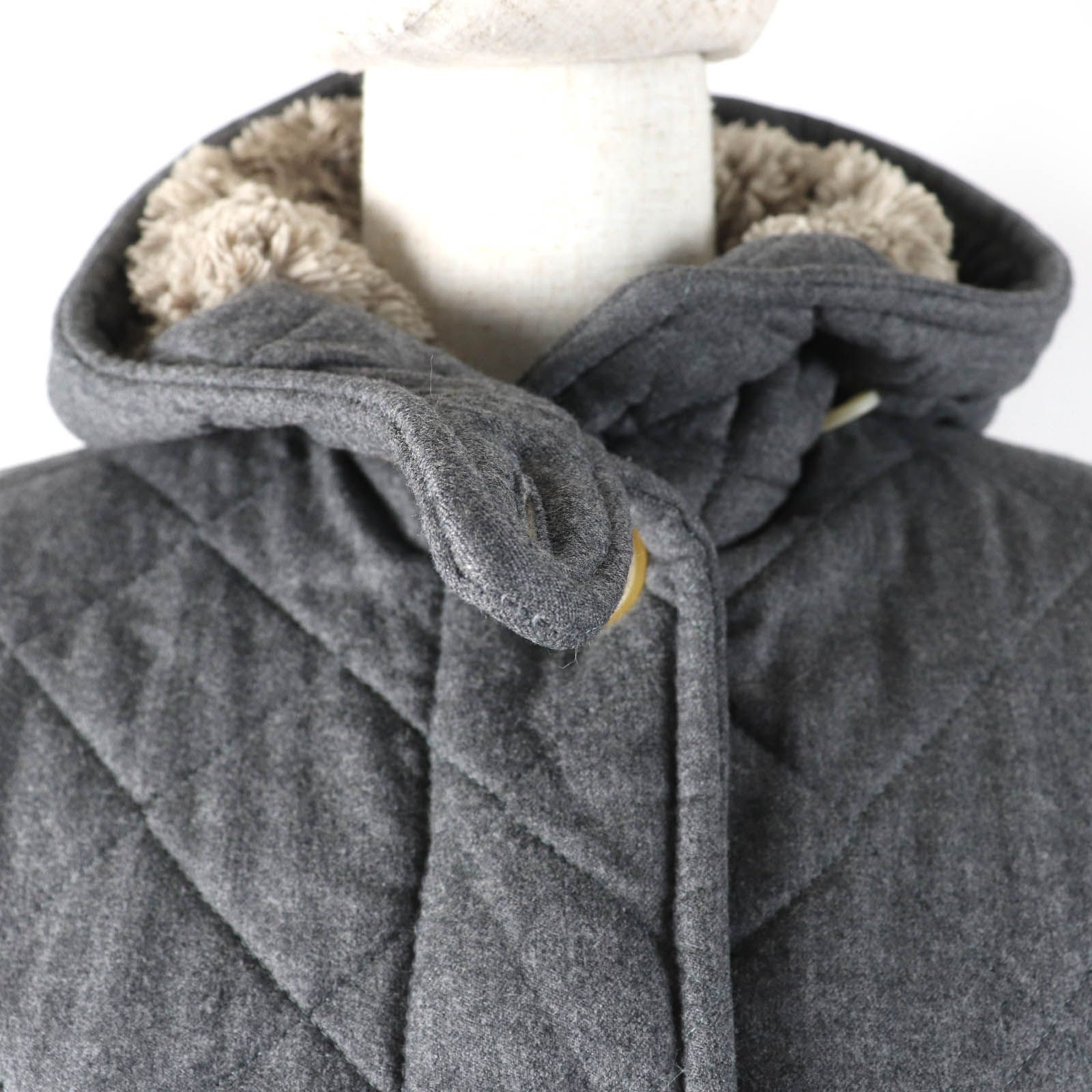 美品☆Mackintosh マッキントッシュ コットン100％ ロゴボタン・ウール