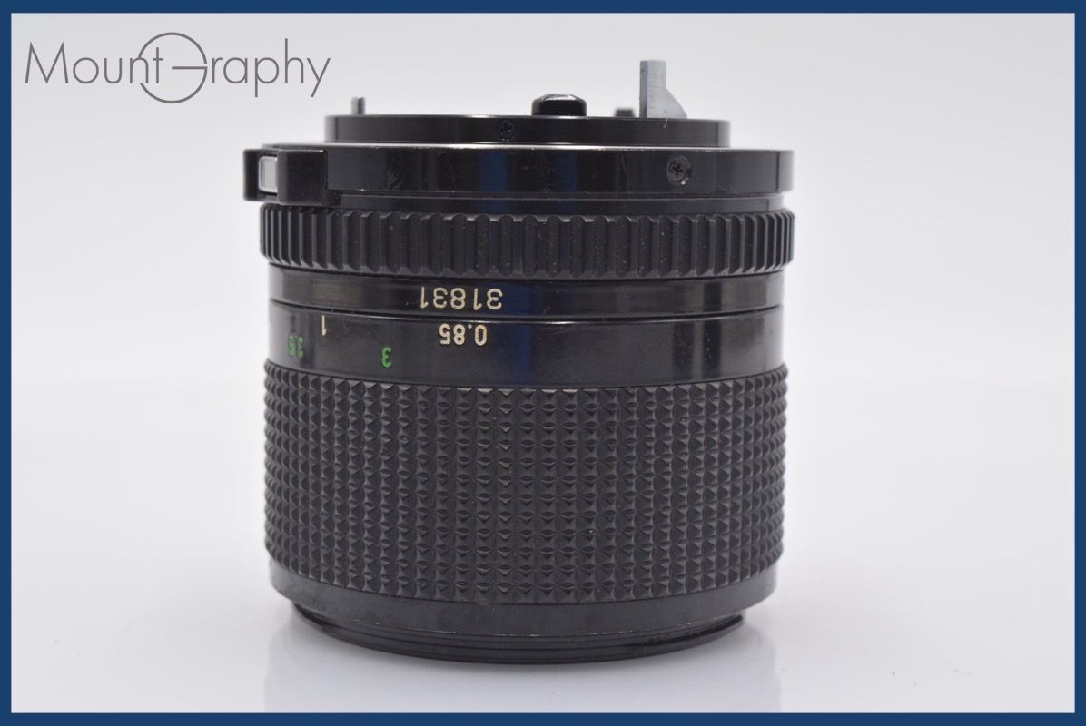  実用 キヤノン Canon FD 85 mm F 1.8 前後キャップ-レンズフィルター付 同梱可 yk 5217 その他 カメラ