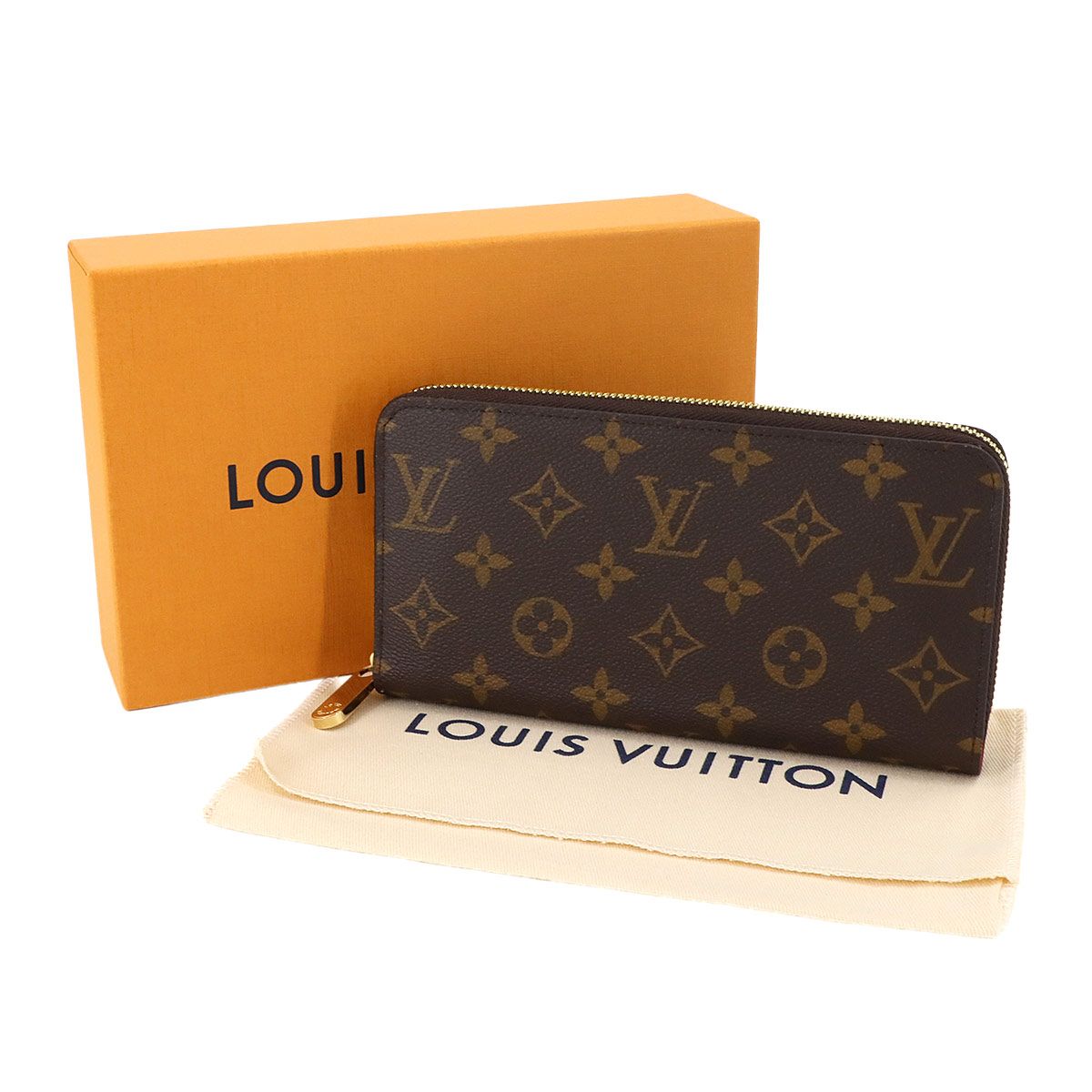 未使用 展示品 ルイ ヴィトン LOUIS VUITTON モノグラム ジッピー