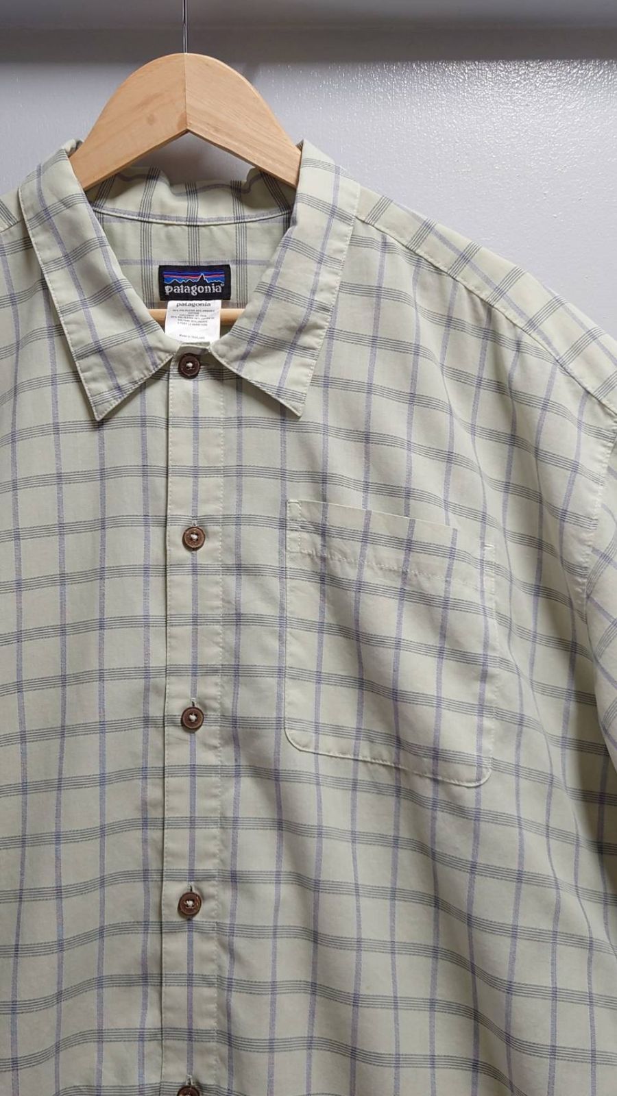 2007's patagonia “El Jefe Shirt” チェック柄 半袖シャツ XL S7