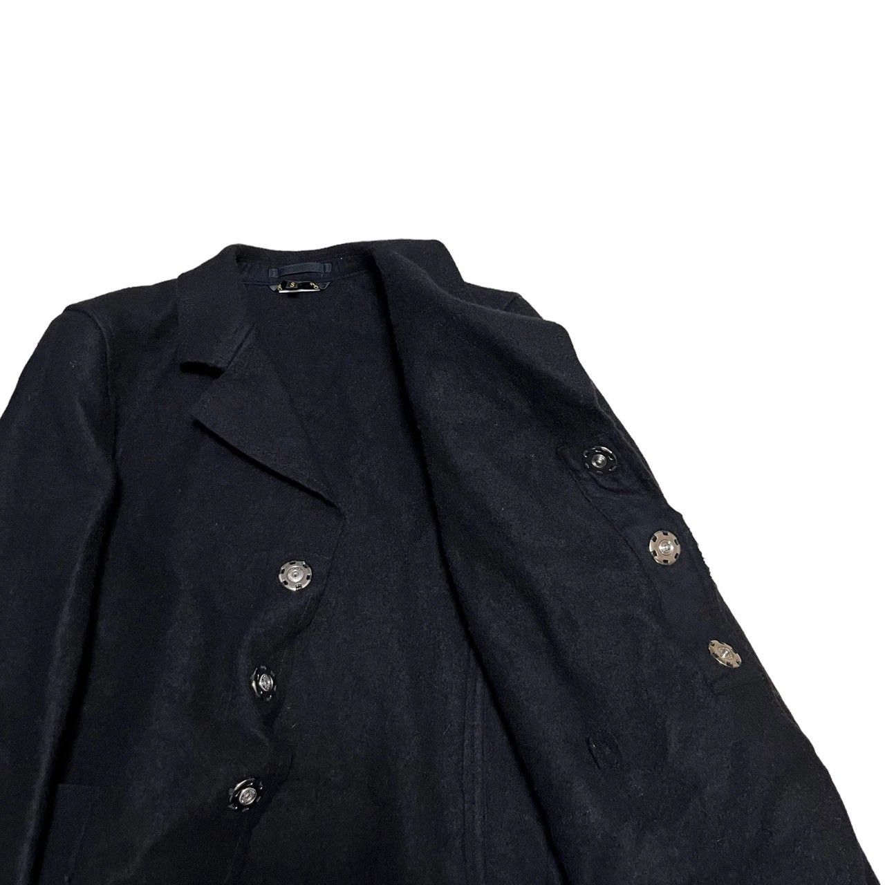 COMME des GARCONS コムデギャルソン 17AW ウール圧縮フェルトスナップ