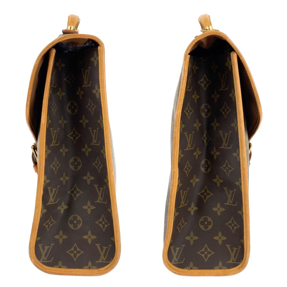 LOUIS VUITTON ルイヴィトン モノグラム ビバリーMM ブラウン 茶 PVC M51120 ショルダーバッグ ビジネスバッグ 2way  メンズ 404042【中古】 - メルカリ