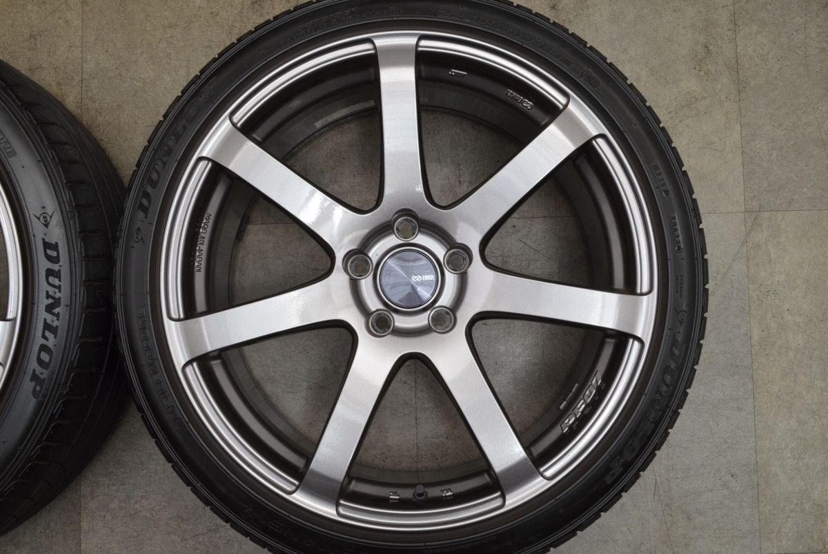 限界 バリ溝 エンケイ ENKEI PF07 19in 8.5J 42 9J 40 PCD114.3 ダンロップ ルマン V 225 40R19 クラウン カムリ オデッセイ 【正規品】激安＆送無も。