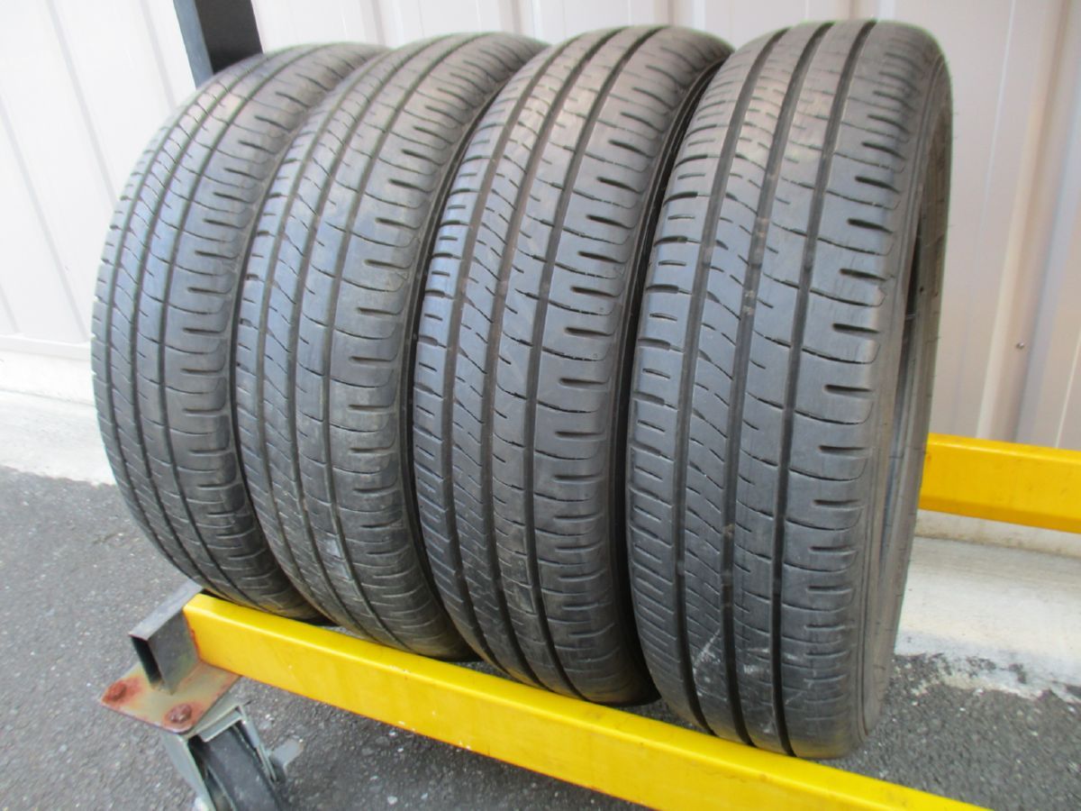 ★☆155/65R14 75S ダンロップ ENASAVE EC204 2021年製 4本 送料込 T43440805☆★インボイス領収書発行可能