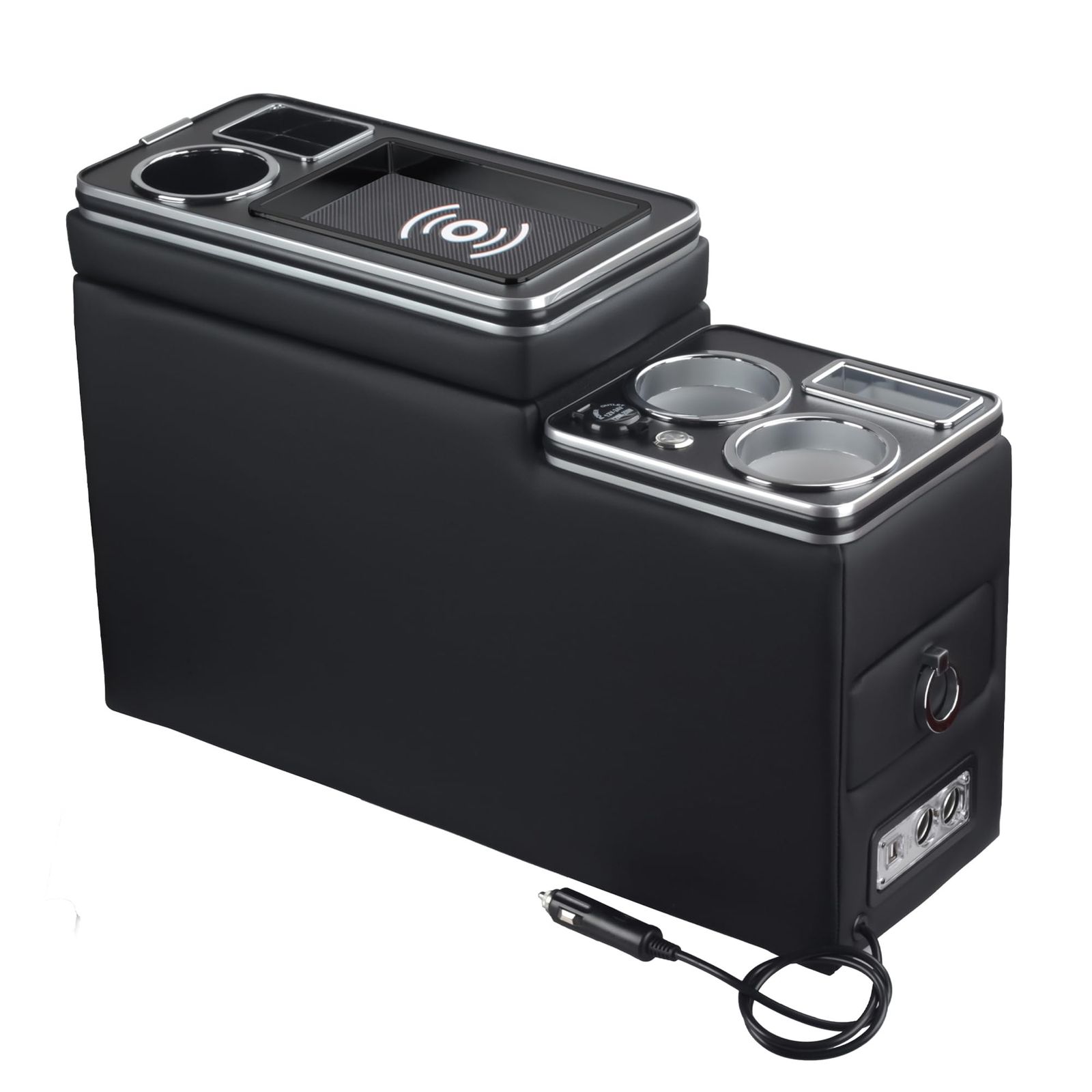 ヴォクシー ノア 80系 コンソールボックス 70系ノア エスクァイア ガソリン車コンソール NOAH VOXY ESQUIREコンソールボックス ワイヤレス充電 収納ボックス カスタムパーツ 内装パーツ