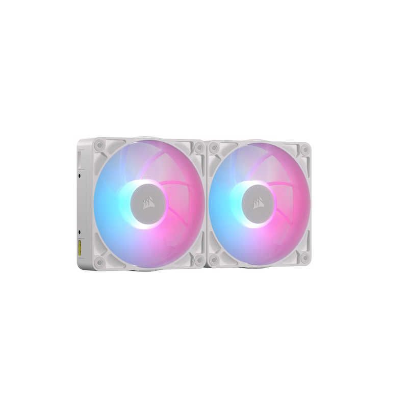 送料無料 ♥ 未開梱 コルセア CORSAIR iCUE LINK RX140 MAX RGB WHITE Dual Fans Starter Kit CO-9051040-WW