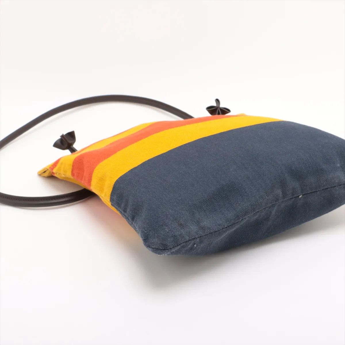 □HERMES□ アリーヌ ロカバール ショルダーバッグ ボーダー ウール
