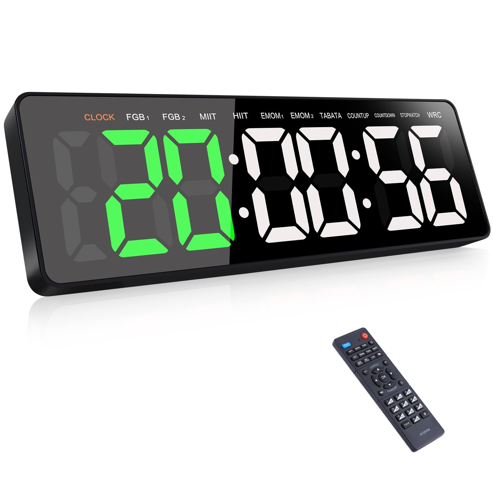 AnExer 16.5インチ スポーツタイマー リモコン付き 3.4インチ大字