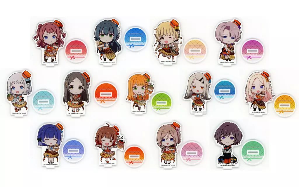 アクリルスタンド アクリルパネル 全13種セット 学園アイドルマスター×ばくだん焼本舗 第2弾 トレーディングアクリルスタンド